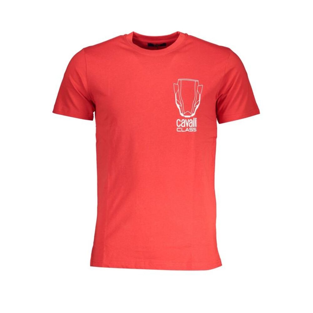 Cavalli Class Red Cotton Men's Men's T-Shirt